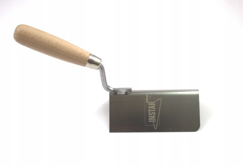 Kielnia kątowa zewnętrzna nierdzewna 120x60 mm uchwyt drewniany Instar 0803 Kielnia kątowa zewnętrzna nierdzewna 120x60 mm uchwyt drewniany Instar 0803