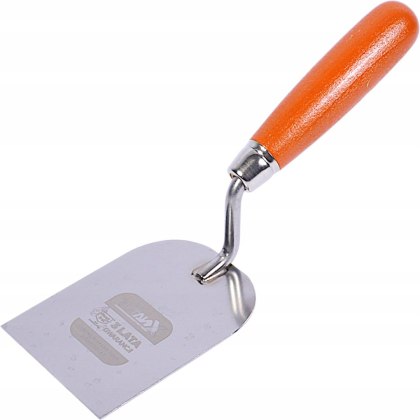 Kielnia sztukatorska nierdzewna TYTANX 80 mm uchwyt drewniany Instar 0702T