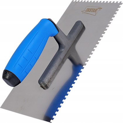 PACA NIERDZEWNA ZĘBATA 270 MM ZĄB 3x3 MM UCHWYT GUMOWY INSTAR 7823