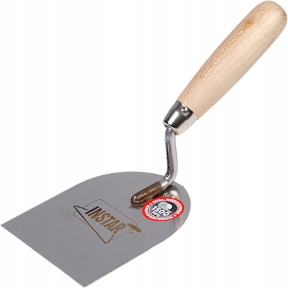 Kielnia sztukatorska nierdzewna 100 mm łopatka uchwyt drewniany Instar 0704
