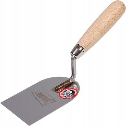 Kielnia sztukatorska nierdzewna 80 mm łopatka uchwyt drewniany Instar 0702