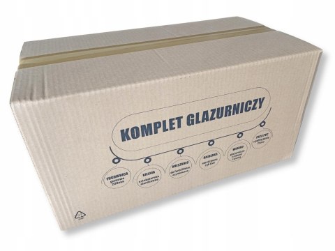 KOMPLET GLAZURNICZY KG-1 WIADRO KRATKA ROLKI PACE MIESZADŁO INSTAR 010-KG-1