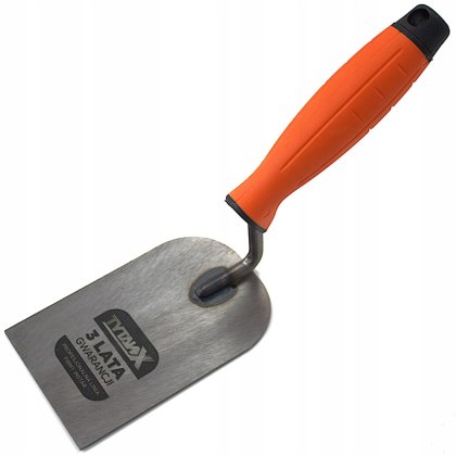 Kielnia sztukatorska szlifowana TYTANX 80 mm uchwyt gumowy Instar 0830