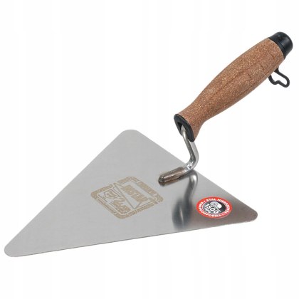 Kielnia trójkątna nierdzewna Nature 200 mm uchwyt korek Instar 1206K