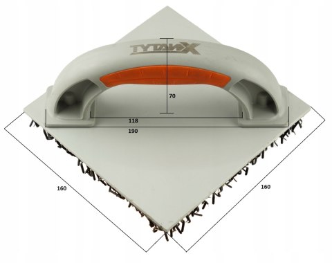 Paca trawiasta dekoracyjna TYTANX 160x160 mm do mas struktur. Instar 0049