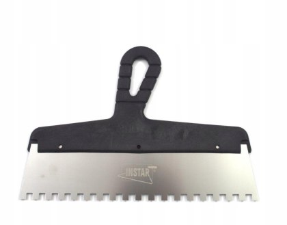 Szpachla nierdzewna fasadowa 300mm ząb 8x8 mm uchwyt tworz. Instar 0970