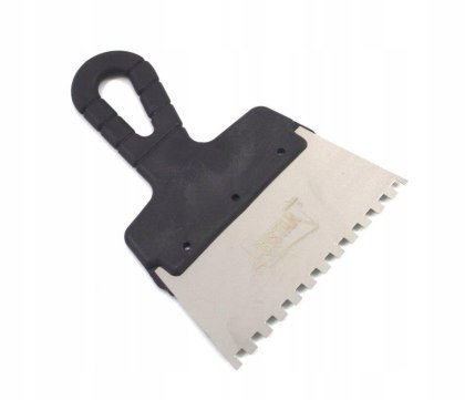 Szpachla nierdzewna fasadowa 150mm ząb 6x6 mm uchwyt z tworzywa Instar 0916