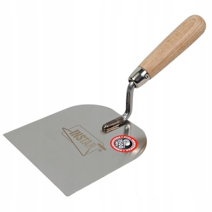 Kielnia sztukatorska nierdzewna 120 mm łopatka uchwyt drewniany Instar 0706