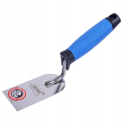 Kielnia sztukatorska nierdzewna 50 mm niebieska uch. gumowy Instar 305-1535