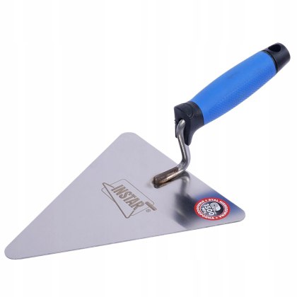 Kielnia trójkątna nierdzewna 180 mm uchwyt gumowy Instar 315-1548