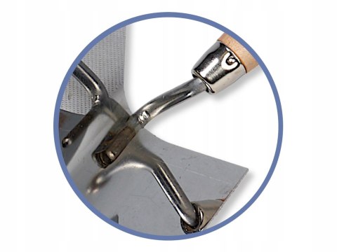 Kielnia wewnętrzna kątowa półokrągła 120 mm uchwyt drewniany Instar 0806