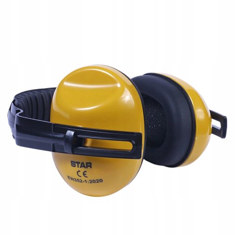 Nauszniki przeciwhałasowe 25 dB z tworzywa abs regulowane CE STAR 00-1530