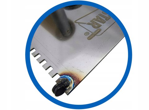 Paca nierdzewna z dystansem ząb 3mm do zapraw i żywic AL Instar 246-6303