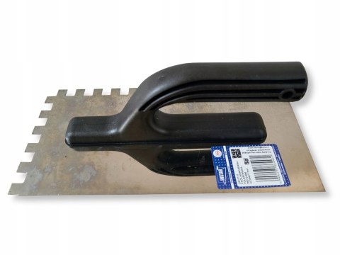 Paca polerowana 260x120 mm ząb 10x10 uchwyt żebrowany Instar 249-0110