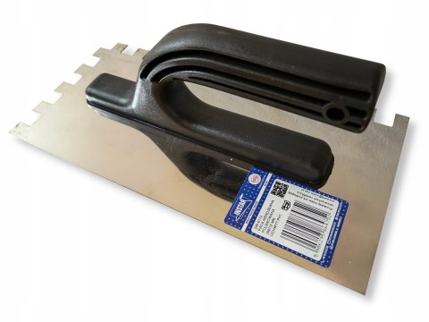 Paca polerowana 260x120 mm ząb 12x12 uchwyt żebrowany Instar 249-0112