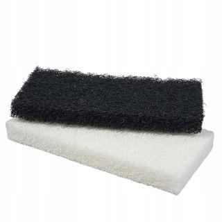 Zapas włóknina biała i czarna 250x120 mm miękka i twarda Instar 180-0025