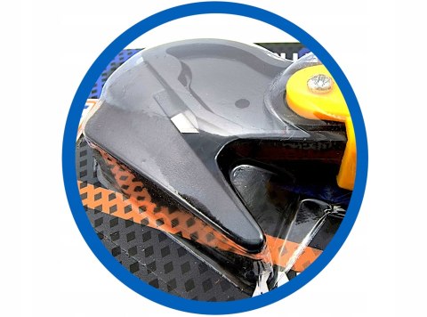 Bezpieczny nóż do rozcinania folii i taśm PP uchwyt z tworzywa STAR 30-0635