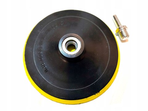 Dysk szlifierski z adapterem 150mm gwint M14 mocowanie na rzep STAR 02-150