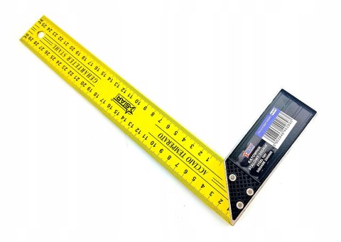 Kątownik stalowy 300mm uchwyt antypoślizgowy stal hartowana STAR 62-0678
