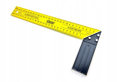 Kątownik stalowy 300mm uchwyt antypoślizgowy stal hartowana STAR 62-0678