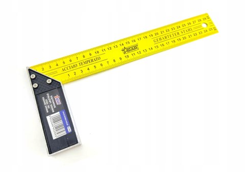 Kątownik stalowy 300mm uchwyt antypoślizgowy stal hartowana STAR 62-0678