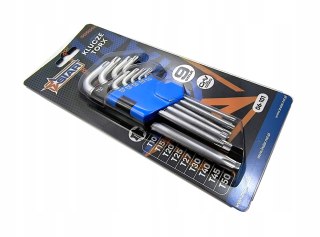 Klucze torx komplet 9 szt. stal Cr-V uniwersalne STAR 06-101