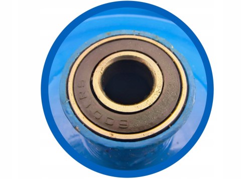 Kółko do taczki 2PR - 4.00-8 z niebieską felgą stalową i dętką STAR 03-1202