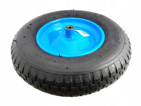 Kółko do taczki 2PR - 4.00-8 z niebieską felgą stalową i dętką STAR 03-1202