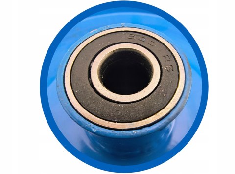 Kółko do taczki 4PR - 4.00-8 z niebieską felgą stalową i dętką STAR 03-1604