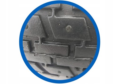 Kółko do taczki 6PR - 4.00-8 z niebieską felgą stalową i dętką STAR 03-1406