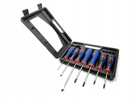 Komplet wkrętaków 7szt CR-V-płaskie i krzyżowe profesjonalne STAR 05-100
