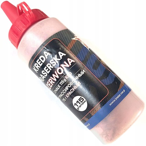 Kreda do trasowania 115g czerwona do dokładnego oznaczenia linii STAR 0649