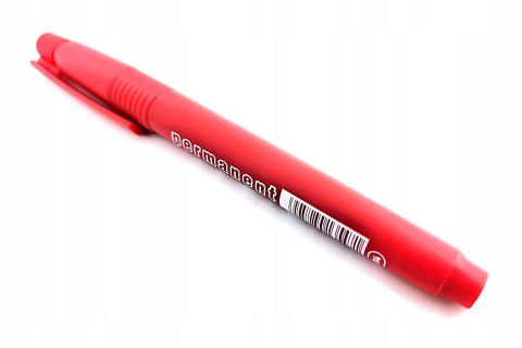 Marker permanentny czerwony cienki do precyzyjnego oznaczania STAR 65-0014