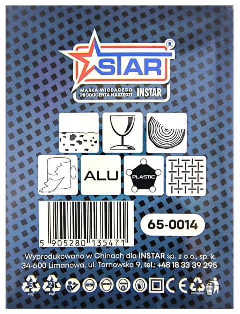 Marker permanentny czerwony cienki do precyzyjnego oznaczania STAR 65-0014