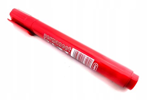 Marker permanentny czerwony intensywny trwały uniwersalny STAR 65-0012