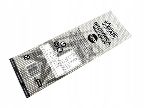 Nitownica ręczna do nitów zrywalnych 2,4-4,8 mm uniwersalna STAR 07-902