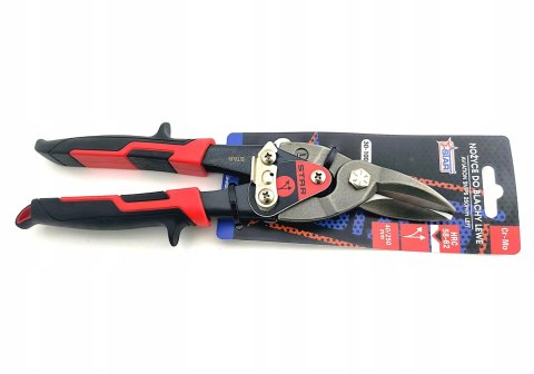 Nożyce do blachy 250mm lewe ze stali chromowo-molibdenowej STAR 30-1003