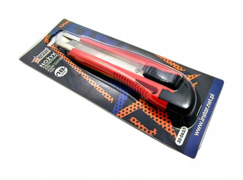 Nożyk 18 mm obudowa ABS segmentowy uniwersalny praktyczny STAR 30-0628