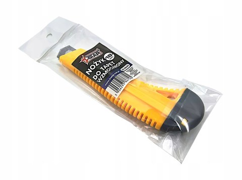 Nożyk do tapet wzmocniony 18mm segmentowy praktyczny STAR 30-0634