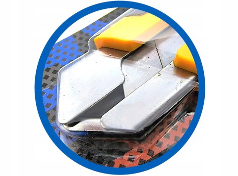 Nożyk z ostrzem łamanym 25mm segmentowy stal hartowana STAR 30-0632