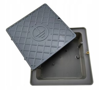 Obudowa złącza kontrolnego OZK3 naścienna szara 170x170 mm Instar 880-00S3