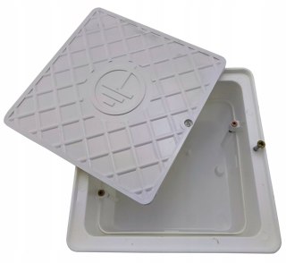 Obudowa złącza kontrolnego naścienna OZK2 biała 170x170 mm Instar 880-00B2
