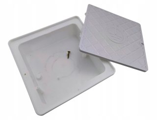 Obudowa złącza kontrolnego naścienna OZK3 biała 170x170 mm Instar 880-00B3