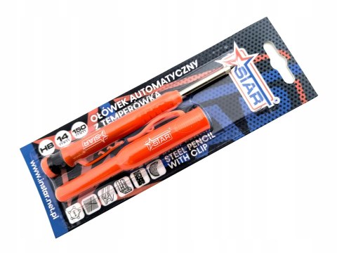 Ołówek automatyczny 150mm z temperówką i wymiennymi rysikami STAR 65-0500