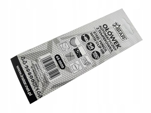 Ołówek automatyczny 150mm z temperówką i wymiennymi rysikami STAR 65-0500