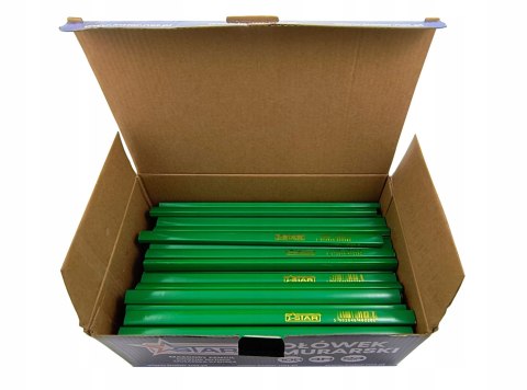 Ołówek murarski 4H płaski techniczny 24cm zielony budowlany STAR 65-0665