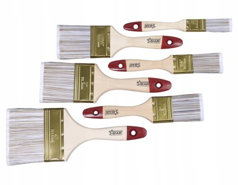 Pędzel malarski 1,5" 38 mm solidny uniwersalny ścięte włosie STAR 40-0622