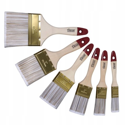 Pędzel malarski 2" 50 mm solidny uniwersalny ścięte włosie STAR 40-0623