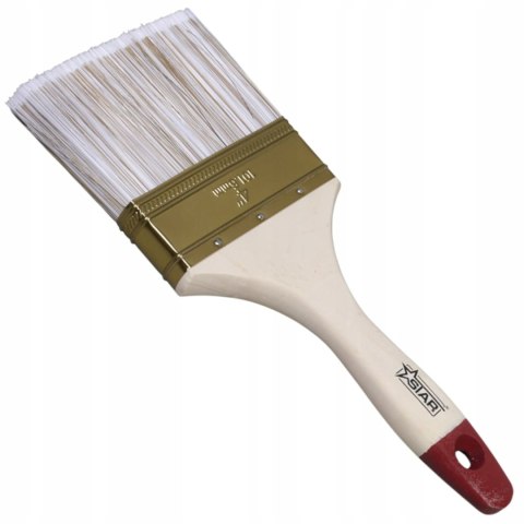 Pędzel malarski 4" 100 mm solidny uniwersalny ścięte włosie STAR 40-0626