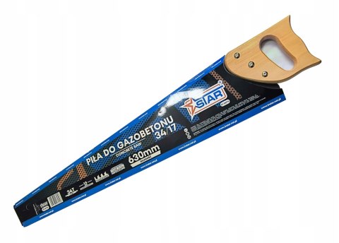 Piła do betonu komórkowego 630mm 34/17 zębów węglik YG8 STAR 01-0676